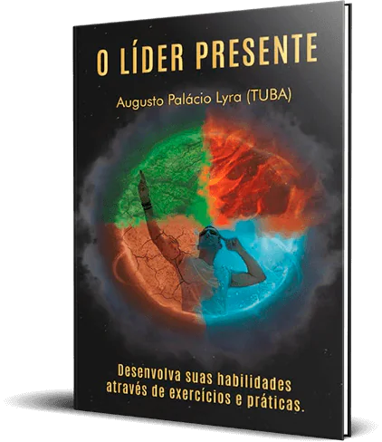 Capa do livro O Líder Presente, de Augusto Palácio Lyra (TUBA)